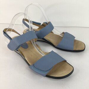 Ros Hommerson Blue Double Strap Sandals Size 11M